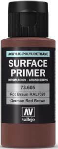 73.605 German Red Brown RAL-80 Surface Primer 60 ml Vallejo 